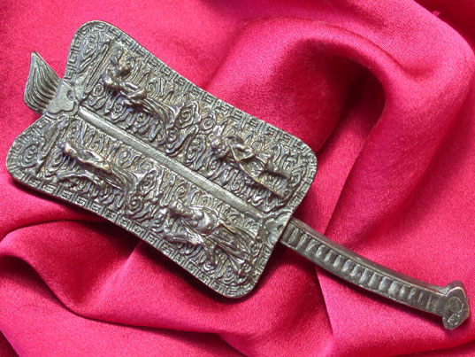 cea0024 Chinese Copper Lock 4of8 Daoist Immortals Deity
