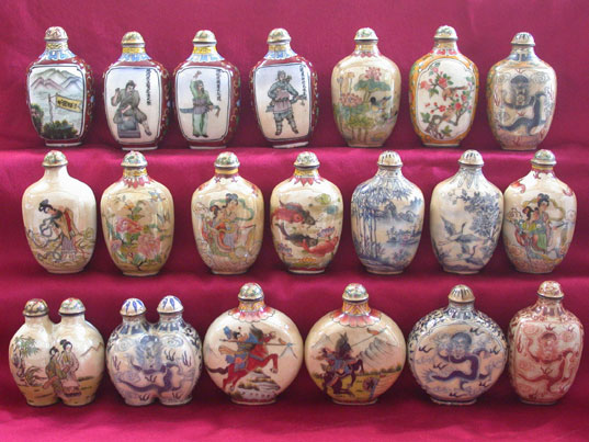 snuxxx9 Wholesale Chinese Enamelled Copper Carving Carved Snuff Bottle