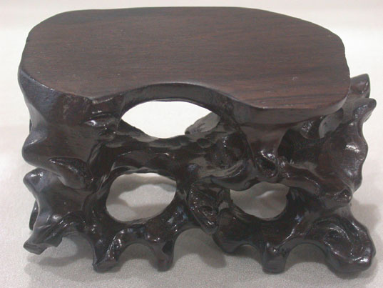 wd01 Wholesale Wood Stand of netsuke, snuff bottle, carving 3-1/2"x2"x2"