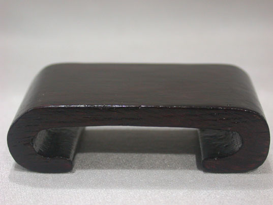 wd09 Wholesale Wood Stand of netsuke, snuff bottle, carving 2"x1-1/4"x1/2"