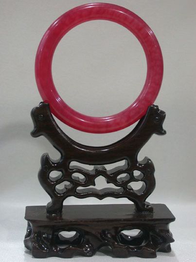wd12 Wholesale Wood Stand of Bangle 4"x3-1/4"x1-1/2"